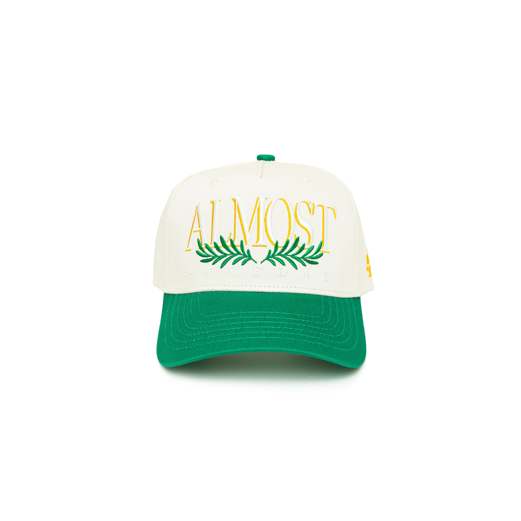 Someday Snapback Hat (Cream/Green)