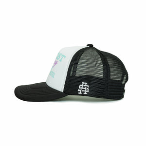 Grand Hotel Trucker Hat (Black/Purple)