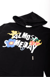 Foundation Hoodie (Black) - ALMOST SOMEDAY