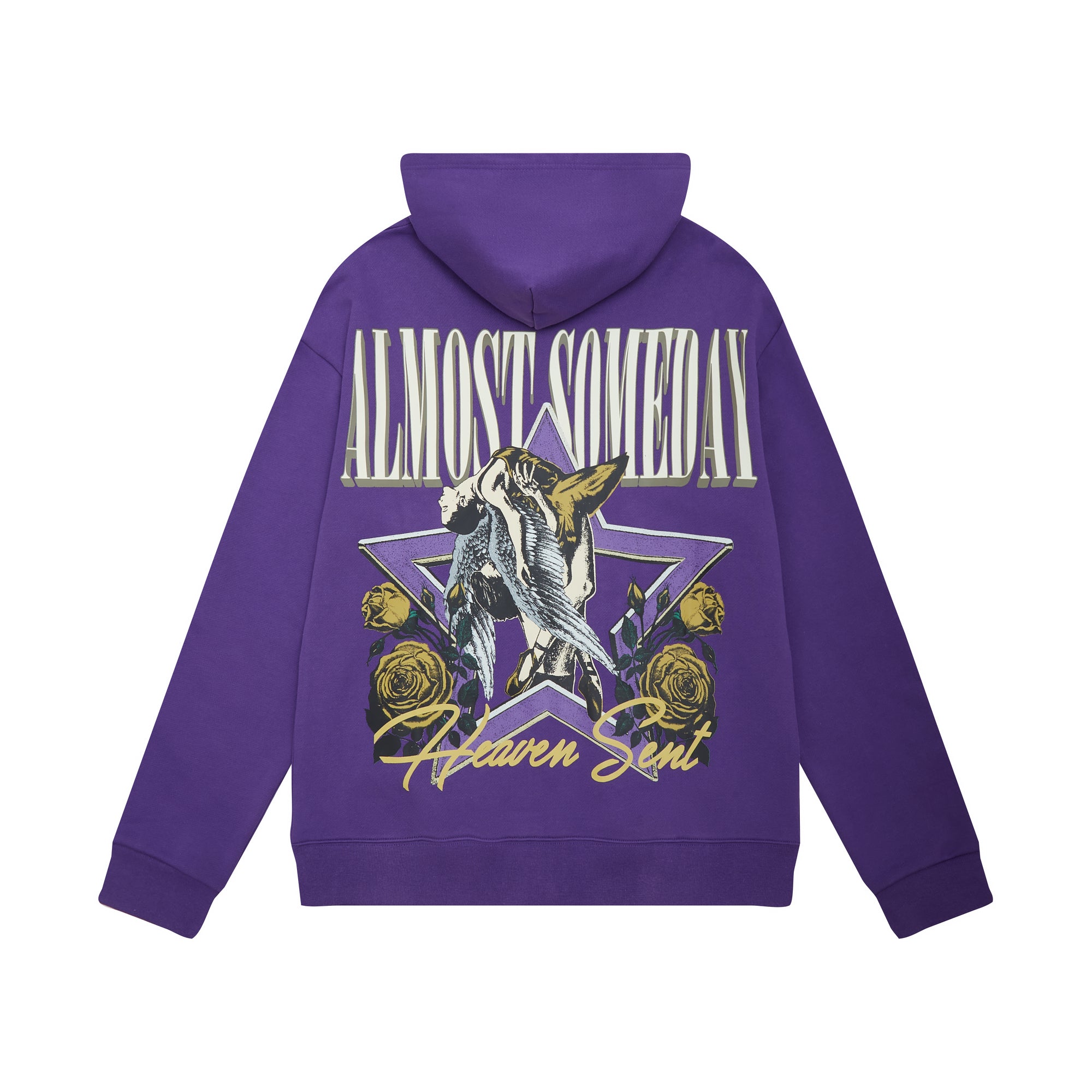 Heaven Sent Zip-Up Hoodie (Purple)