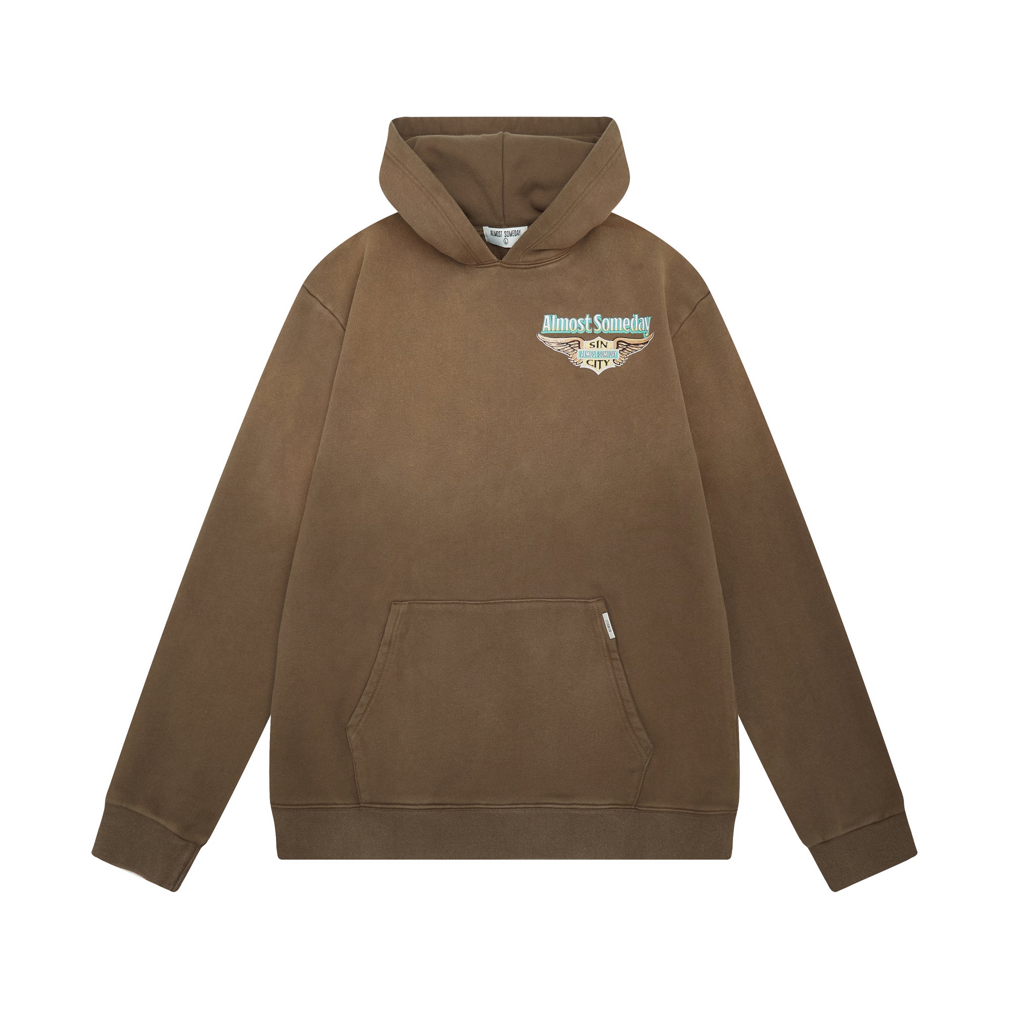 High Rollers Hoodie Sun Fade Wash (Brown)