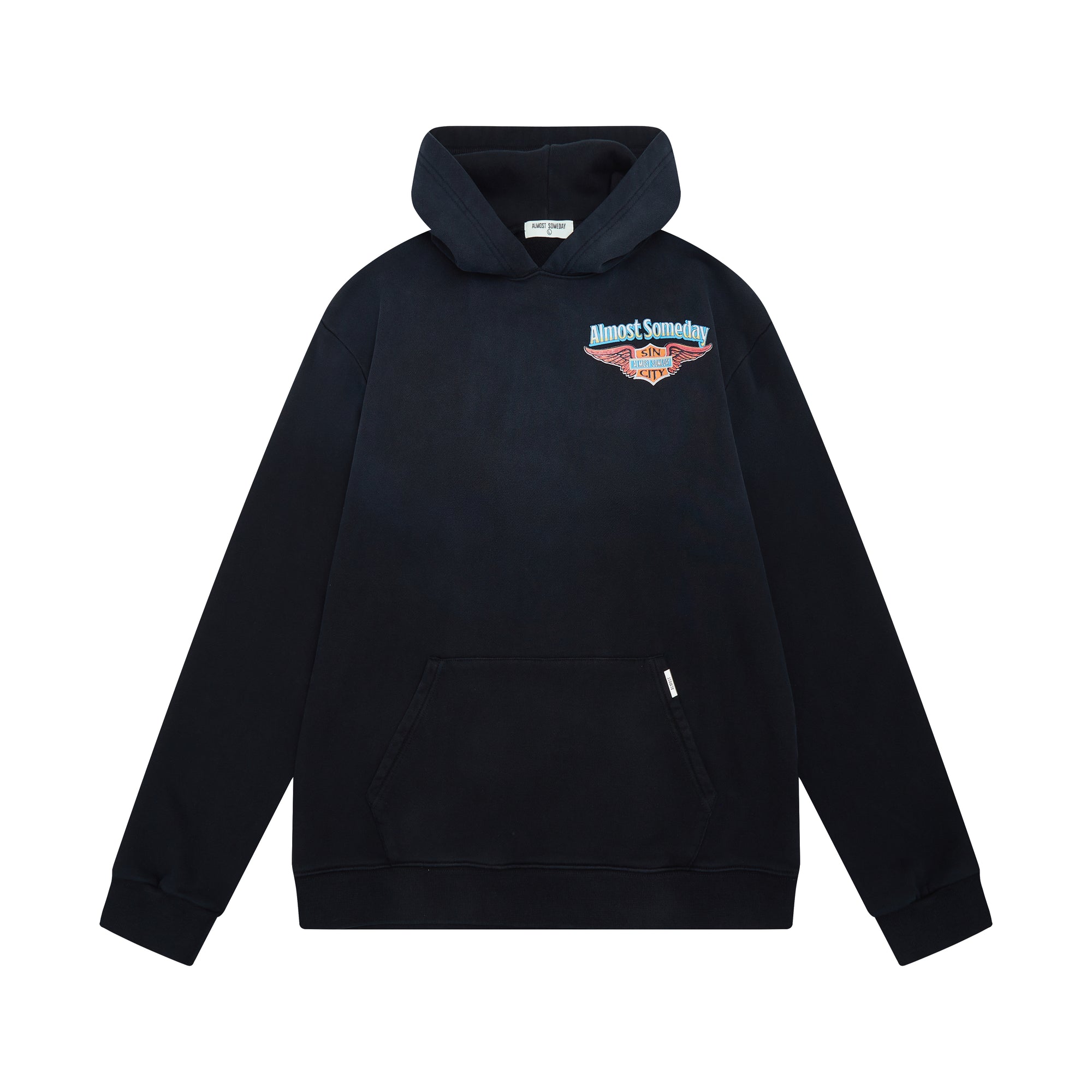 High Rollers Hoodie Sun Fade Wash (Black)