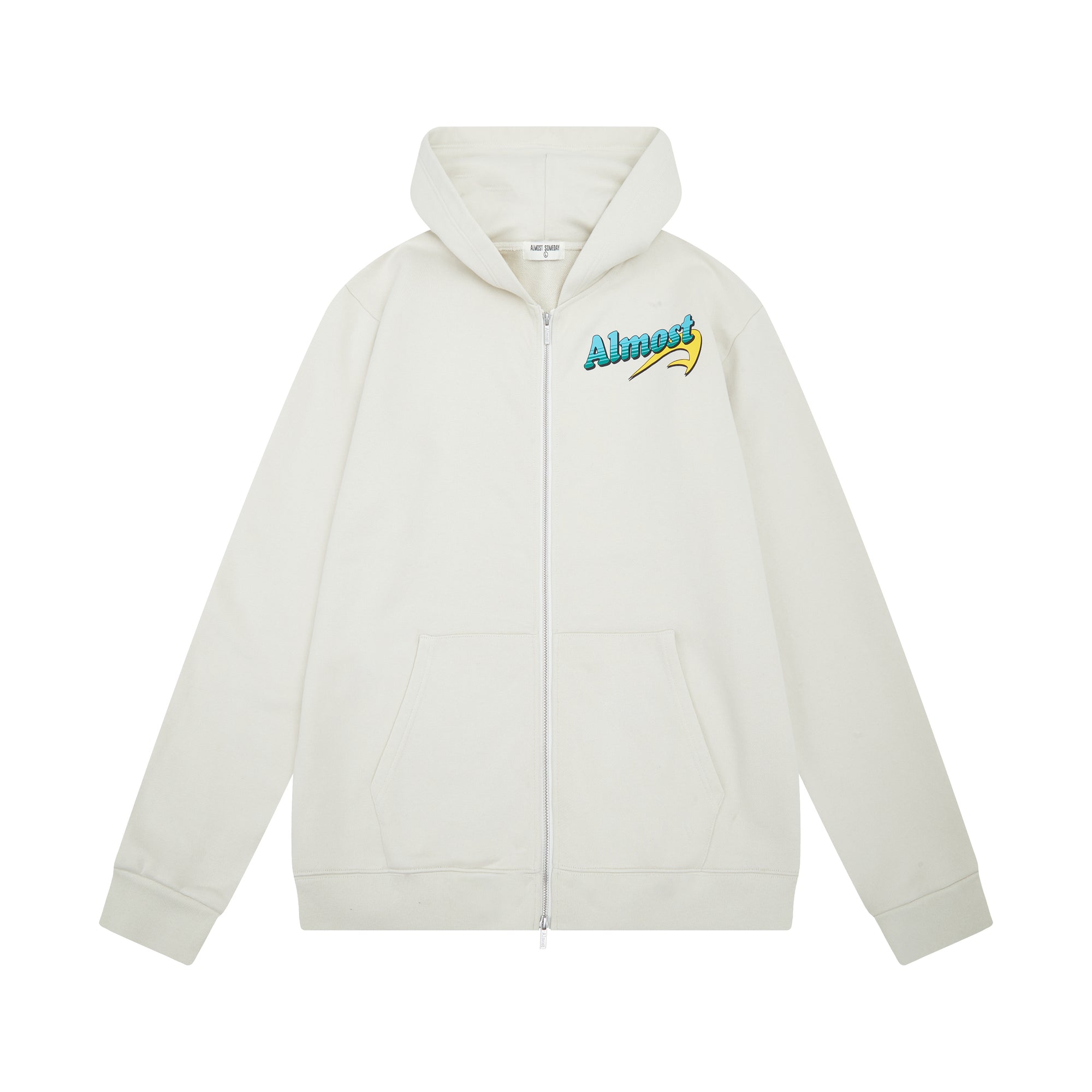 Pleasure ZipUp Hoodie (Cream)