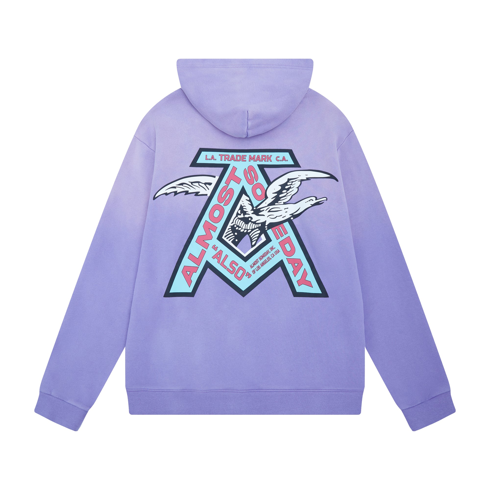 Trademark Hoodie Sun Fade Wash (Purple)