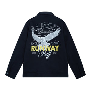 Runway Trucker Jacket (Black)