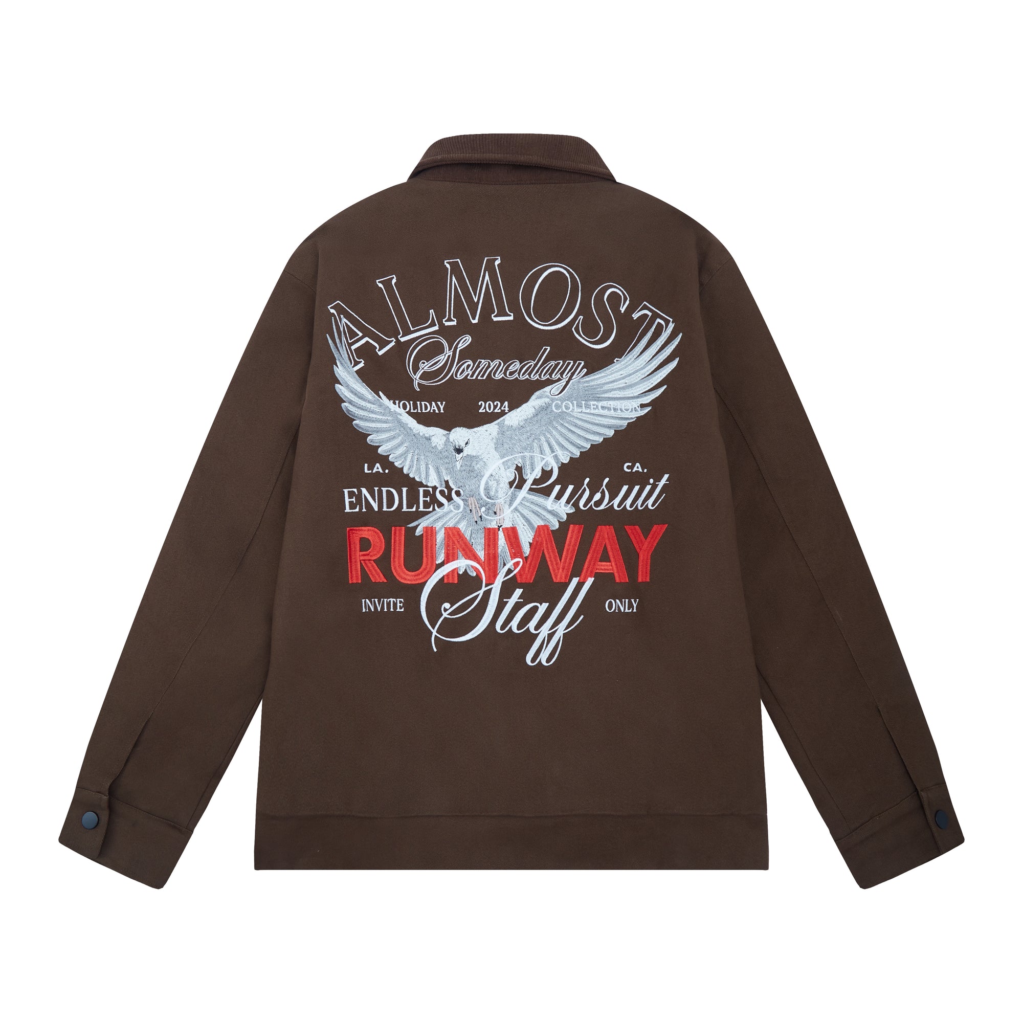 Runway Trucker Jacket (Brown)