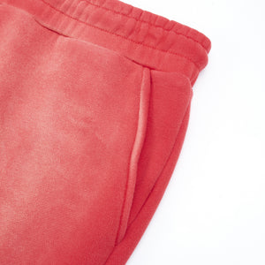 Runway Flare Sweatpants Sun Fade Wash (Red)