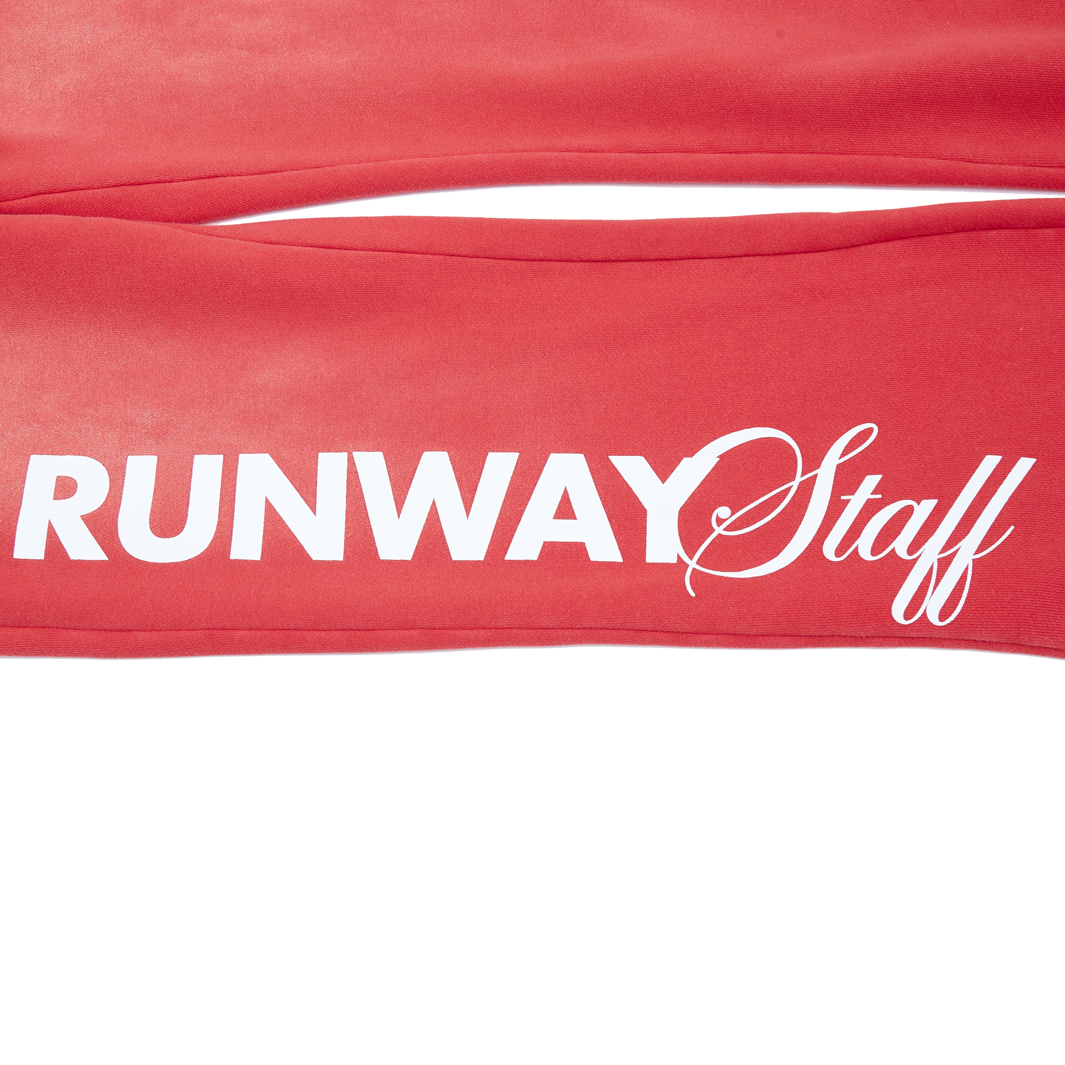 Runway Flare Sweatpants Sun Fade Wash (Red)