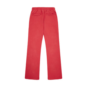 Runway Flare Sweatpants Sun Fade Wash (Red)