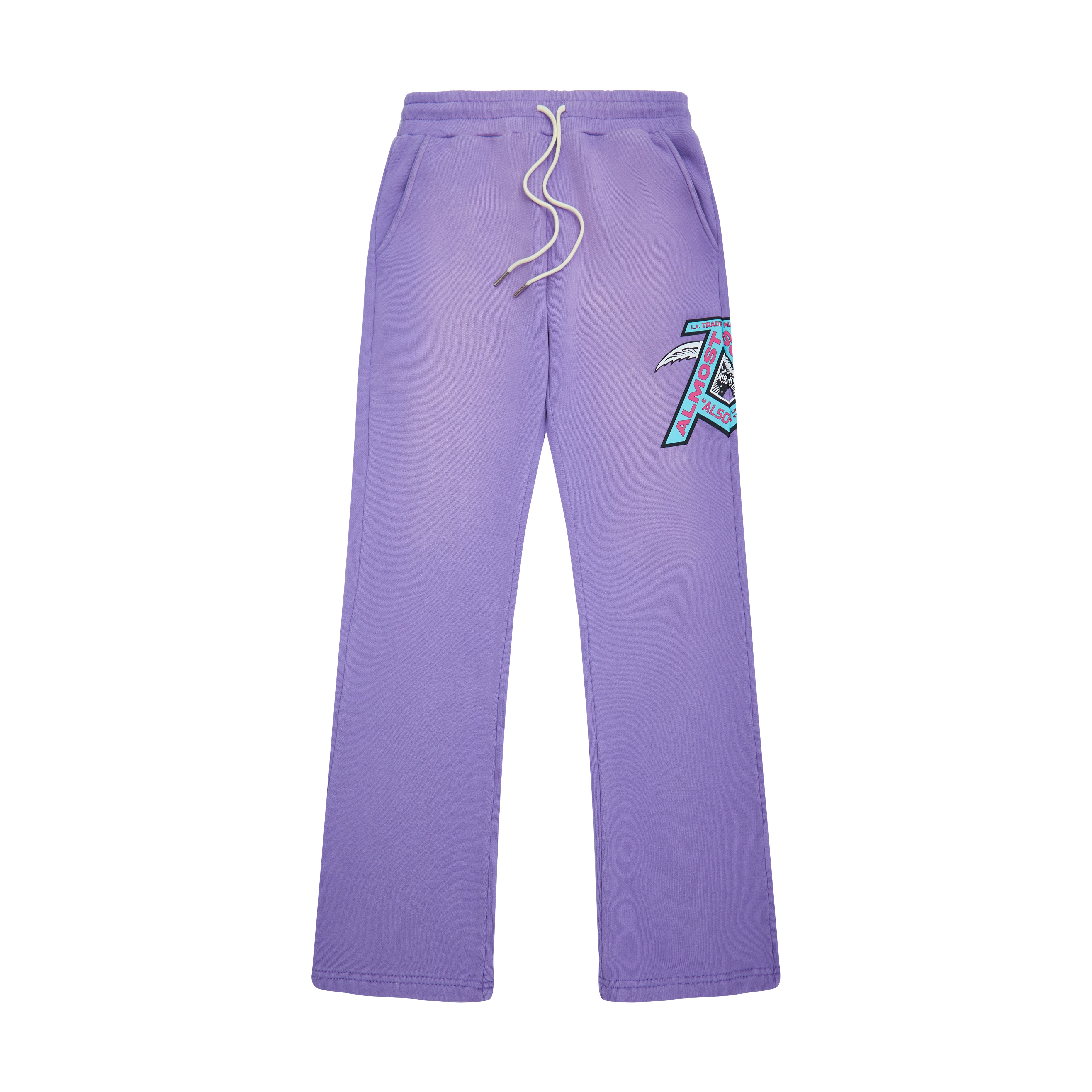 Trademark Flare Sweatpants Sun Fade Wash (Purple)