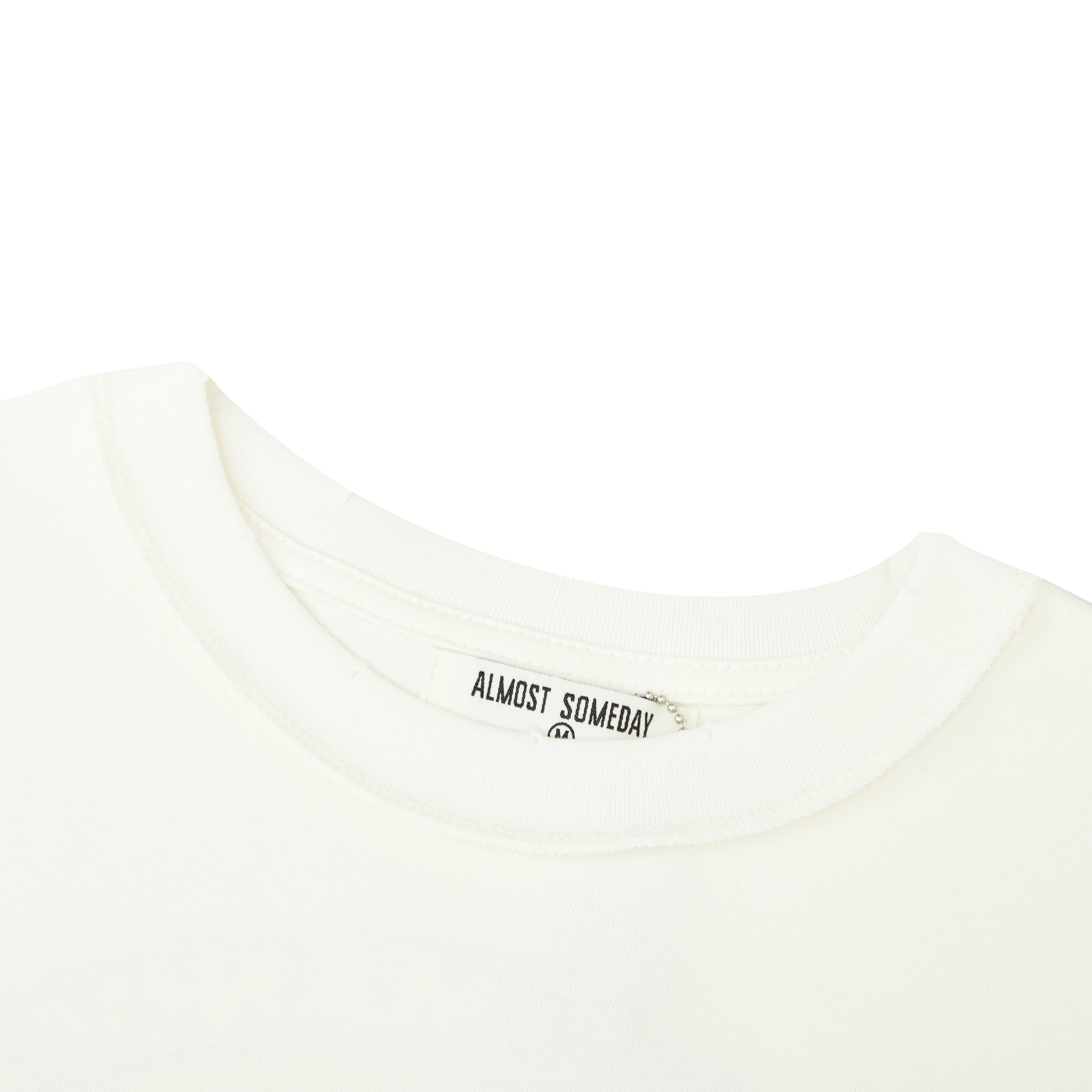 Label Tee (Cream)