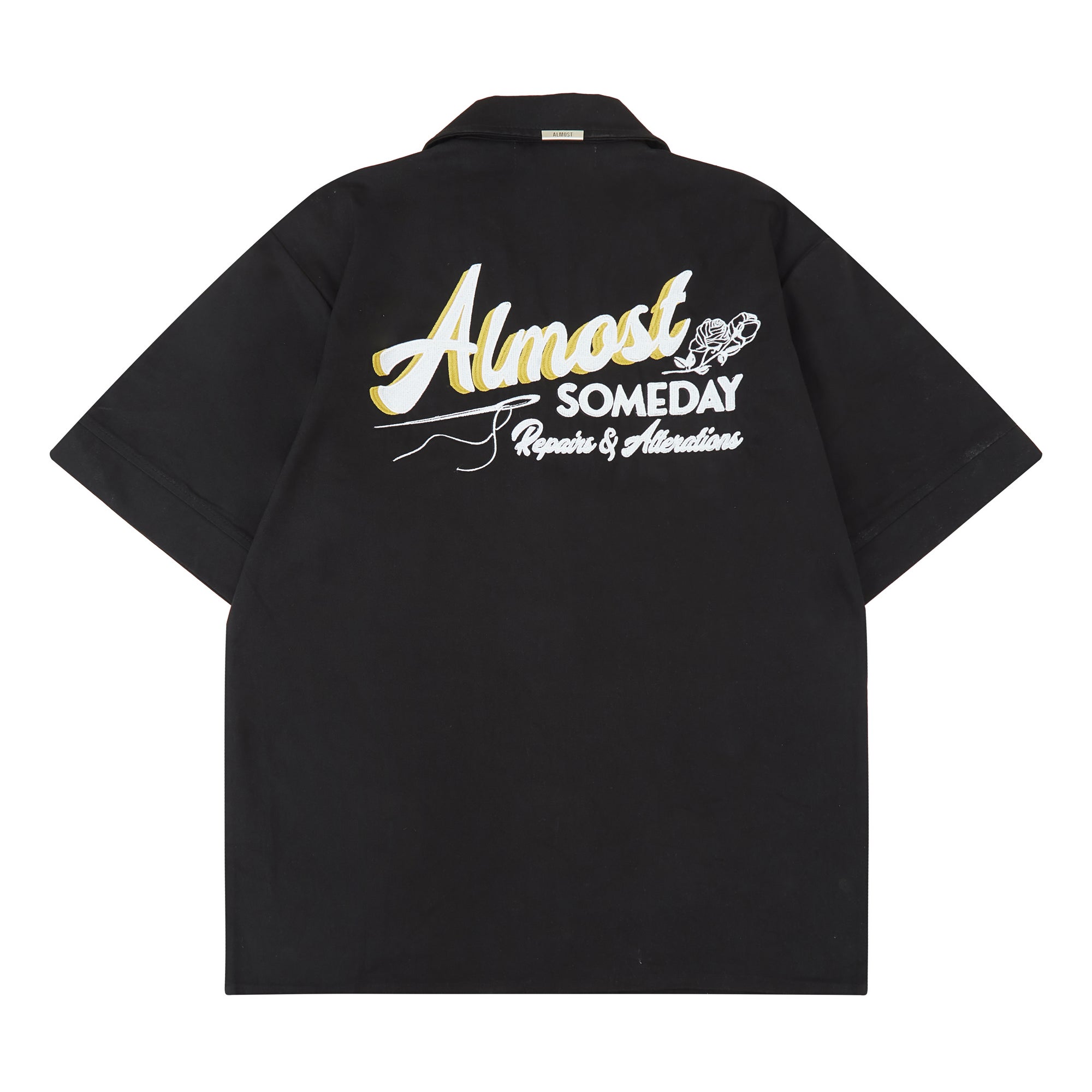 Storefront Camp Collar Shirt (Black)