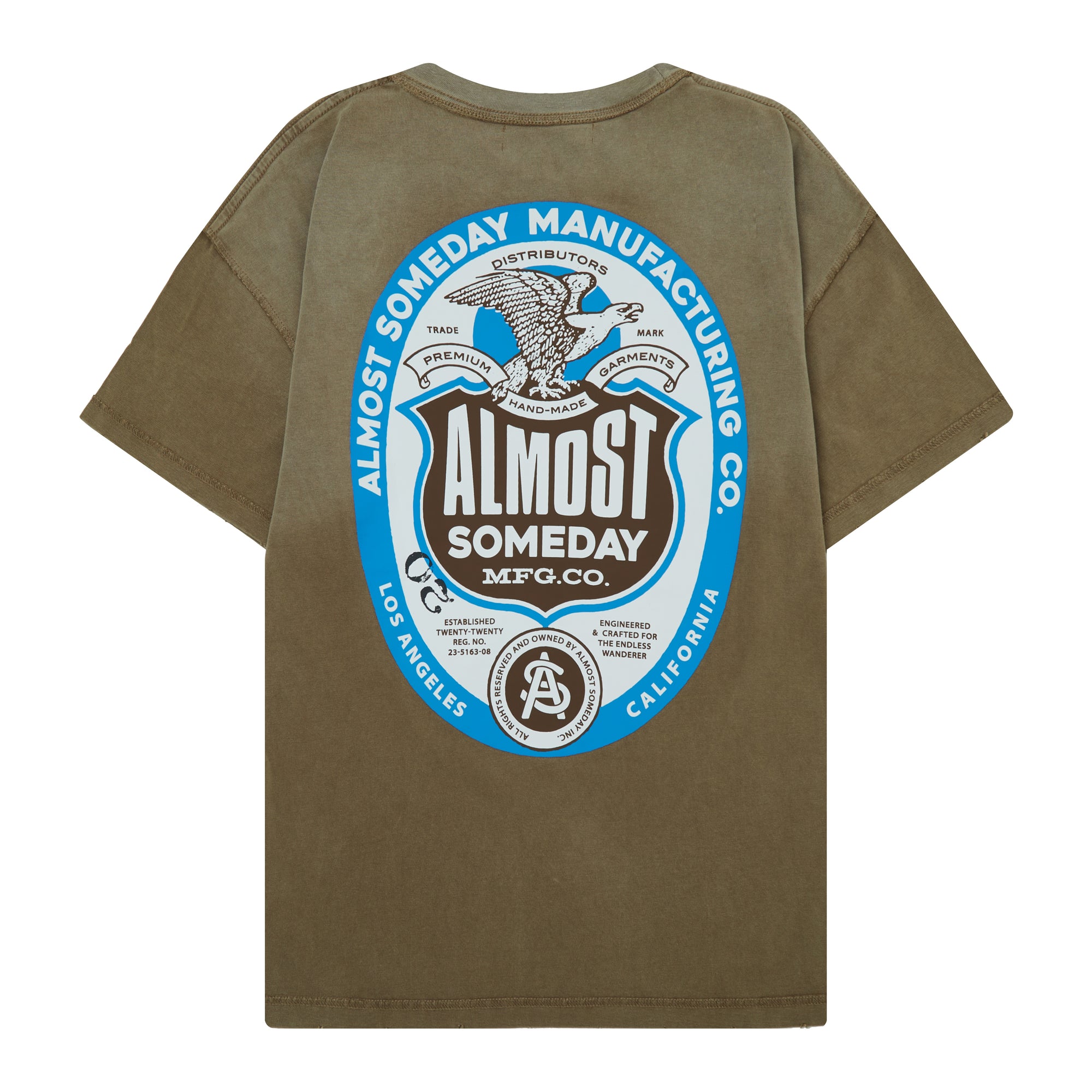 Label Tee (Brown)