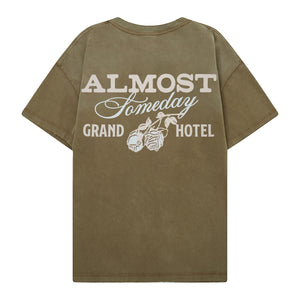 Grand Hotel Tee (Brown)