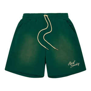 Signature Sun Fade Terry Short (Green)