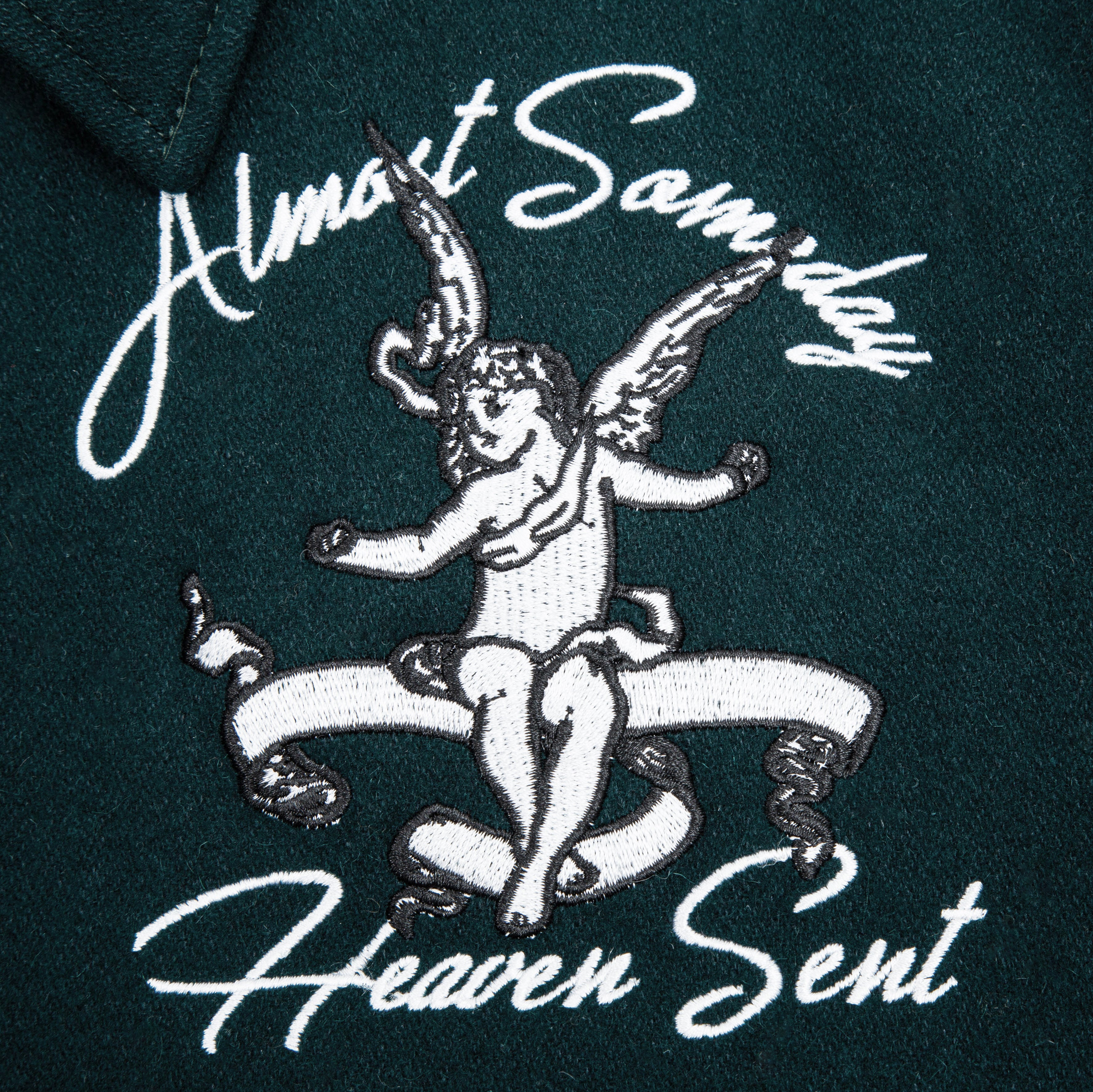 Heaven Sent - Varsity Jacket (Green)