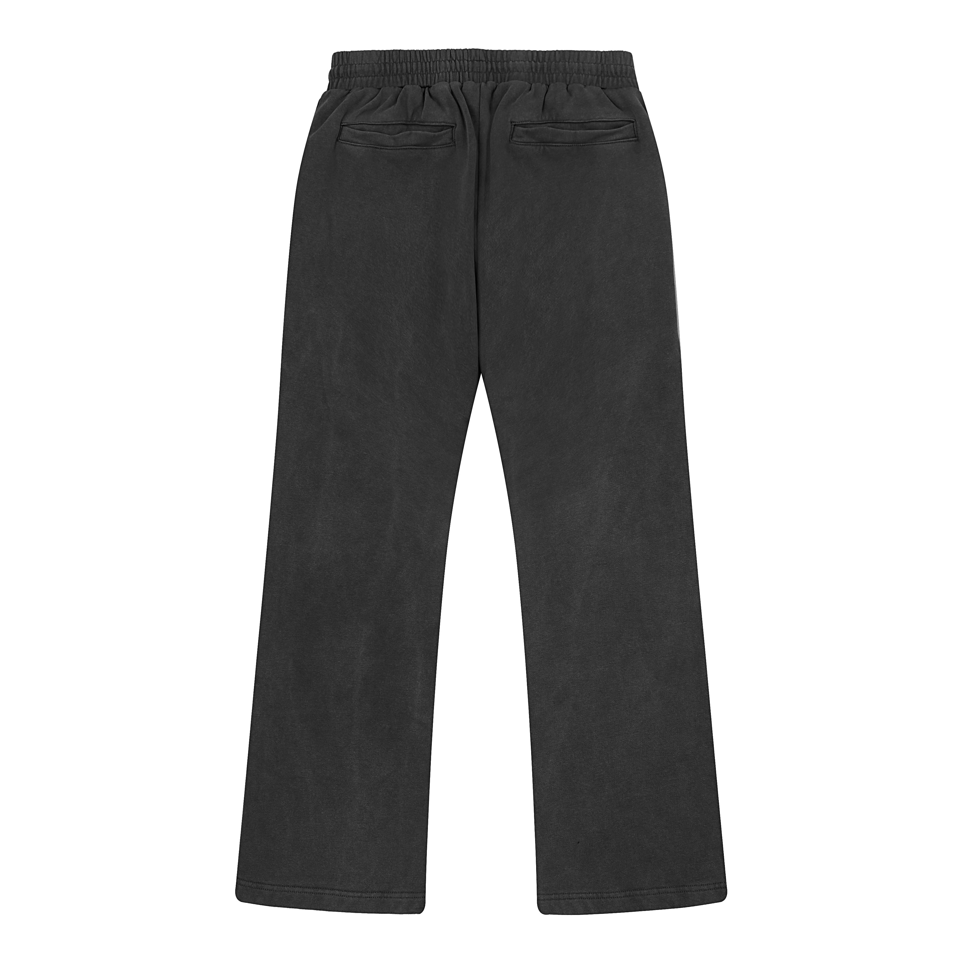 Signature Sun Faded Flare Sweatpants (Black)