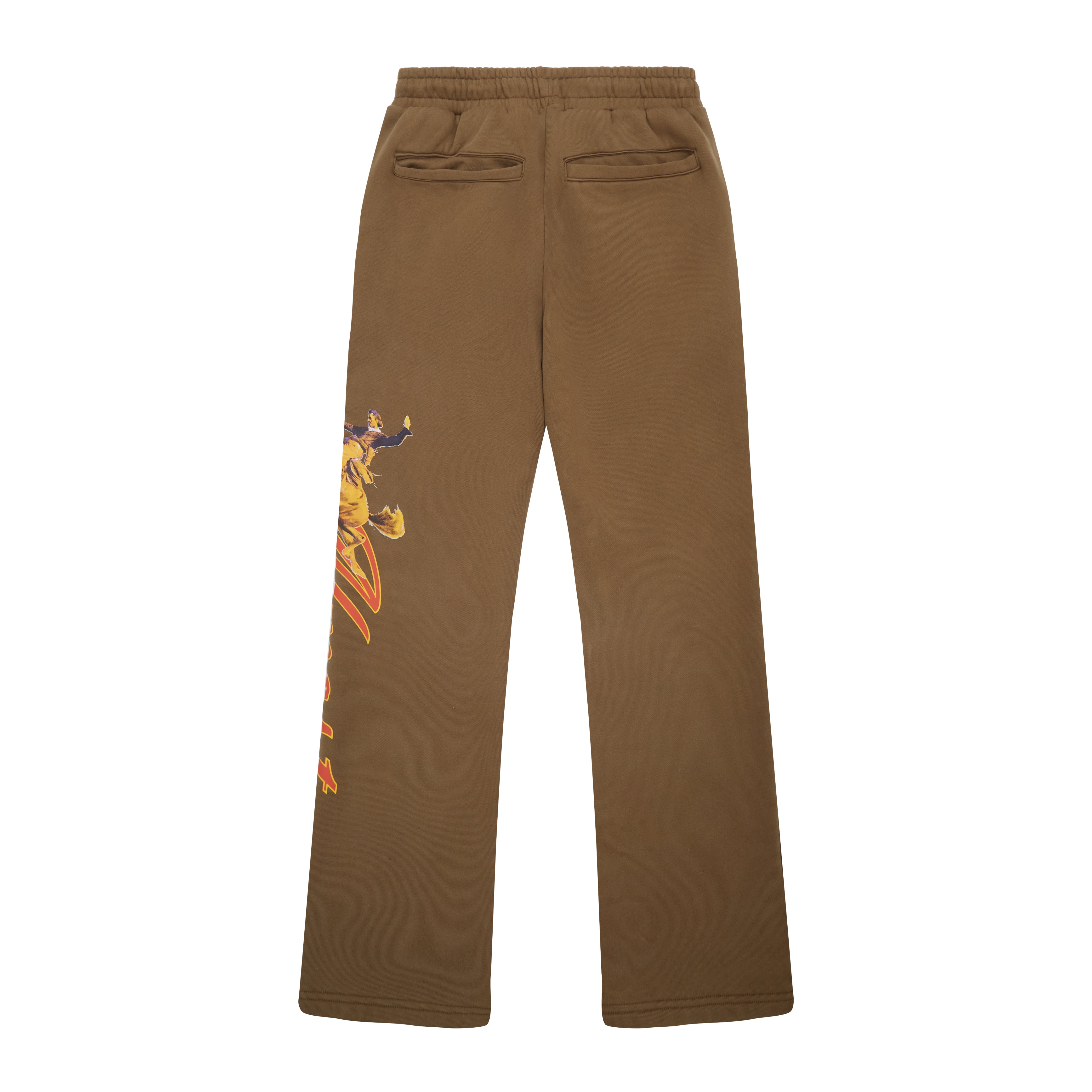 Vaquero Flare Sweatpants - Sun Fade Wash (Brown)