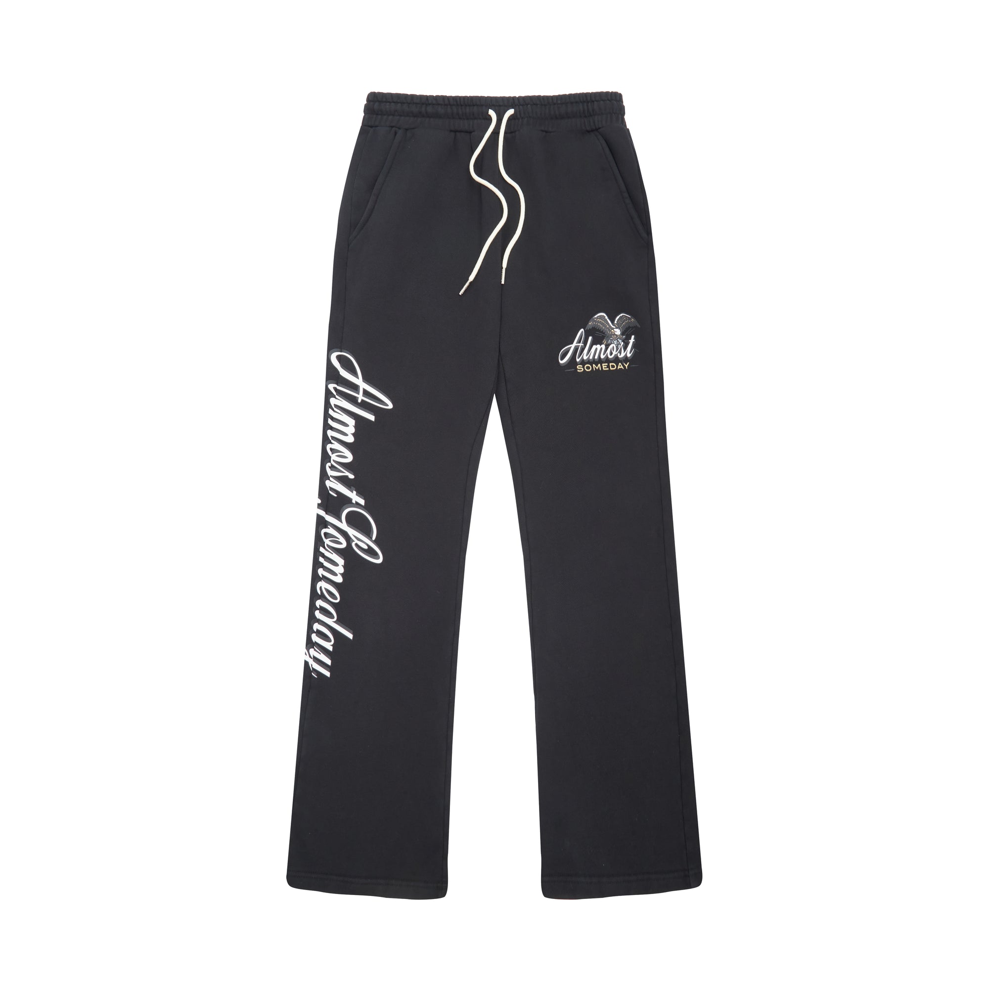 Prohibition Flare Sweatpants - Vintage Wash (Black)