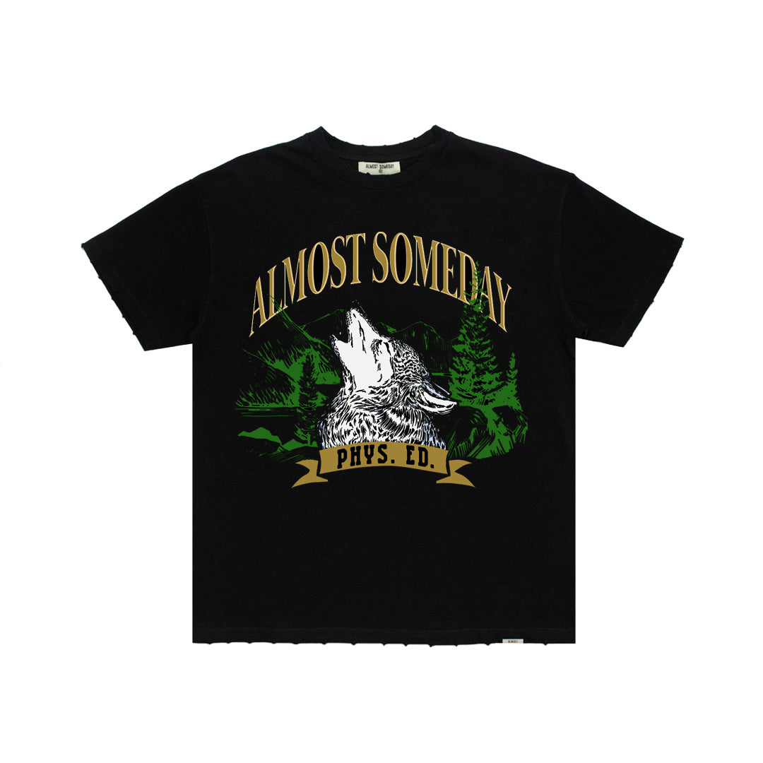 Phys Ed Tee (Vintage Black) - ALMOST SOMEDAY