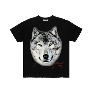 Lone Wolf Tee (Vintage Black) - ALMOST SOMEDAY