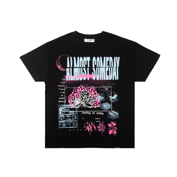 Something For Nothing Tee (Black) - ALMOST SOMEDAY