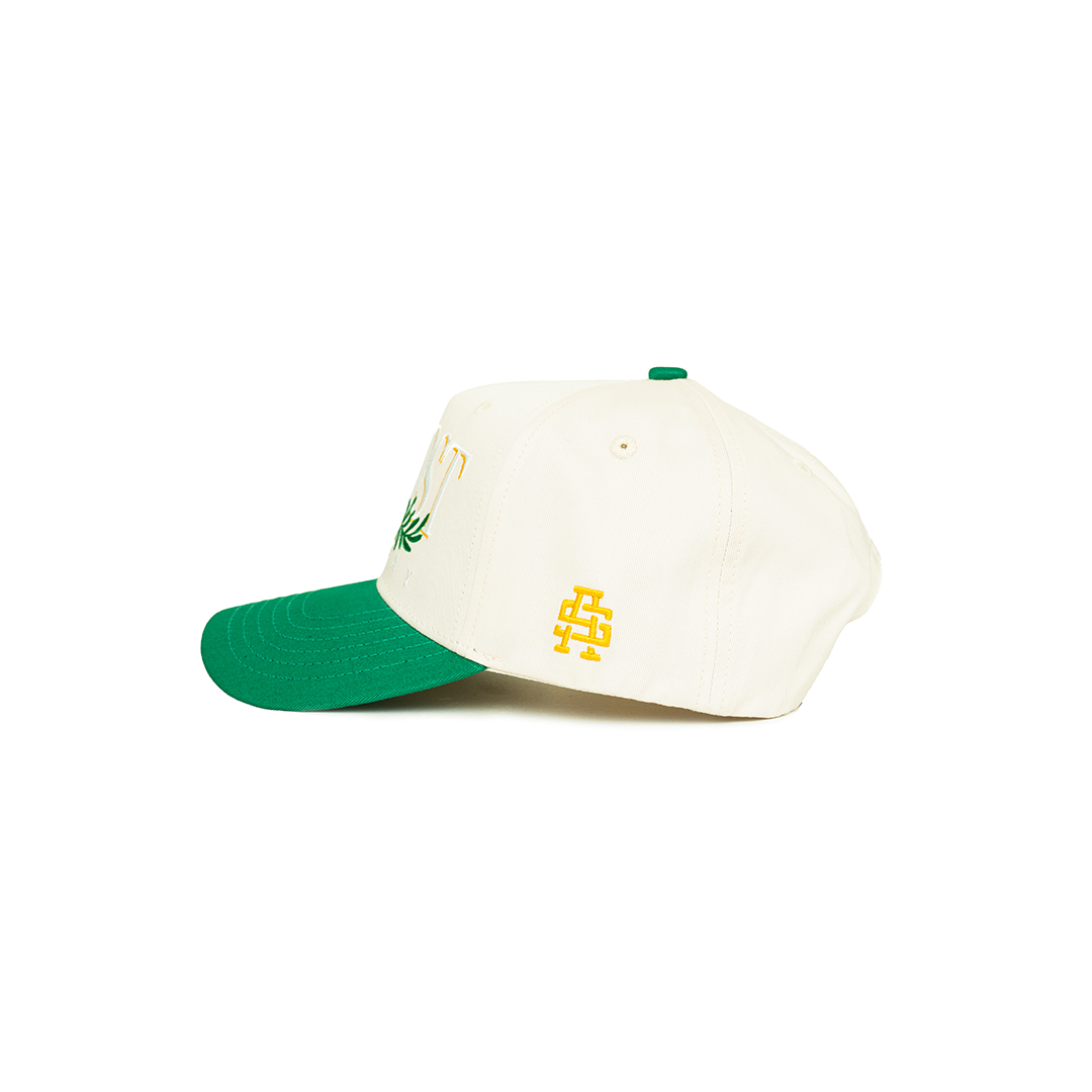 Someday Snapback Hat (Cream/Green)